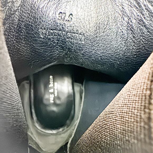 Rag & Bone Shiloh Black Combat Boot White Laces Size 37.5 MINT - Picture 3 of 5